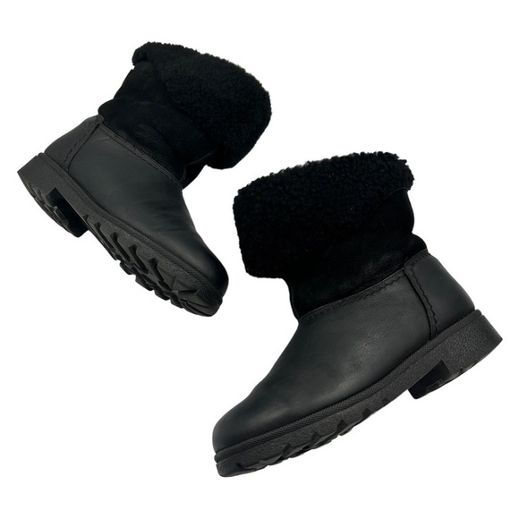 VINTAGE SOREL Shearling Boot Black - Picture 6 of 13